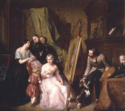 O Retrato (painel) de Narcisse Alexis Joseph Léopold Baudin