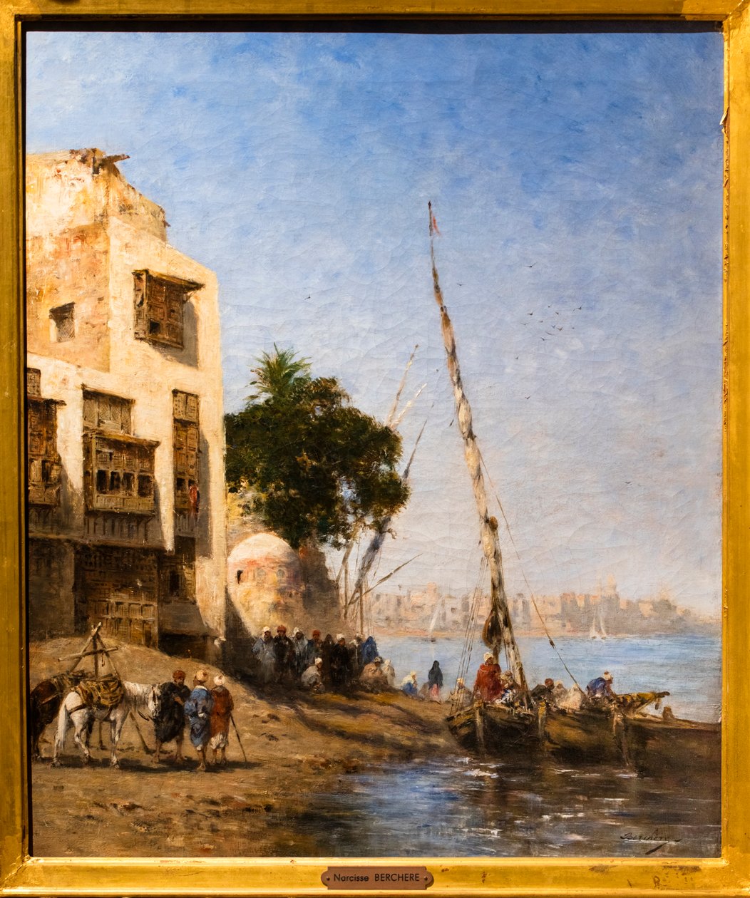 À espera de embarcar de Narcisse Berchere