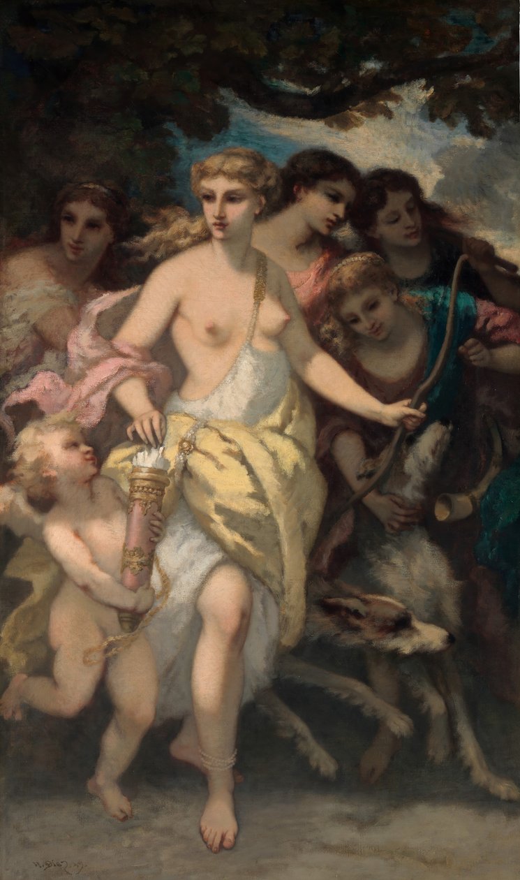Diana, 1849. de Narcisse Virgile Diaz de la Peña