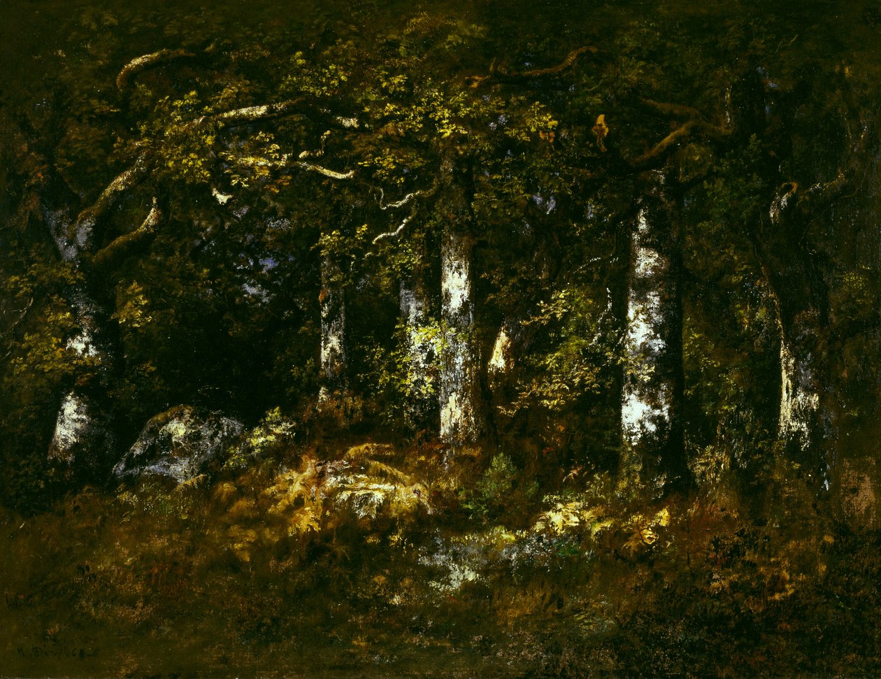 Floresta de Fontainebleau, 1868 de Narcisse Virgile Diaz de la Peña