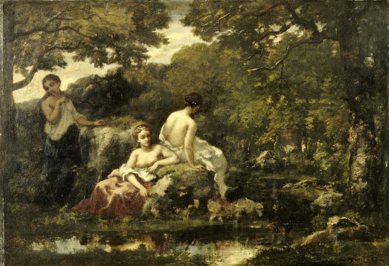 Idílio de Narcisse Virgile Diaz de la Peña