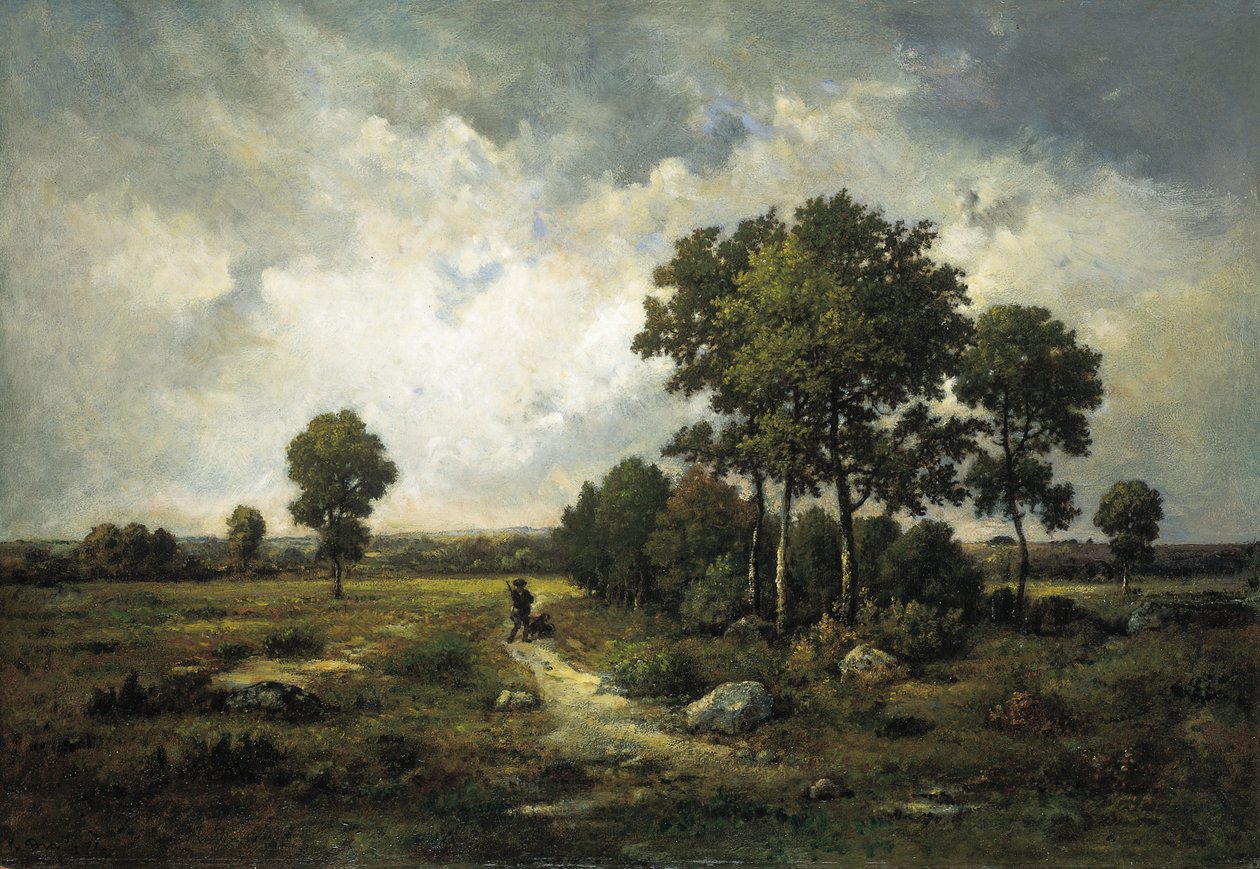 O Caçador, 1871 de Narcisse Virgile Diaz de la Peña