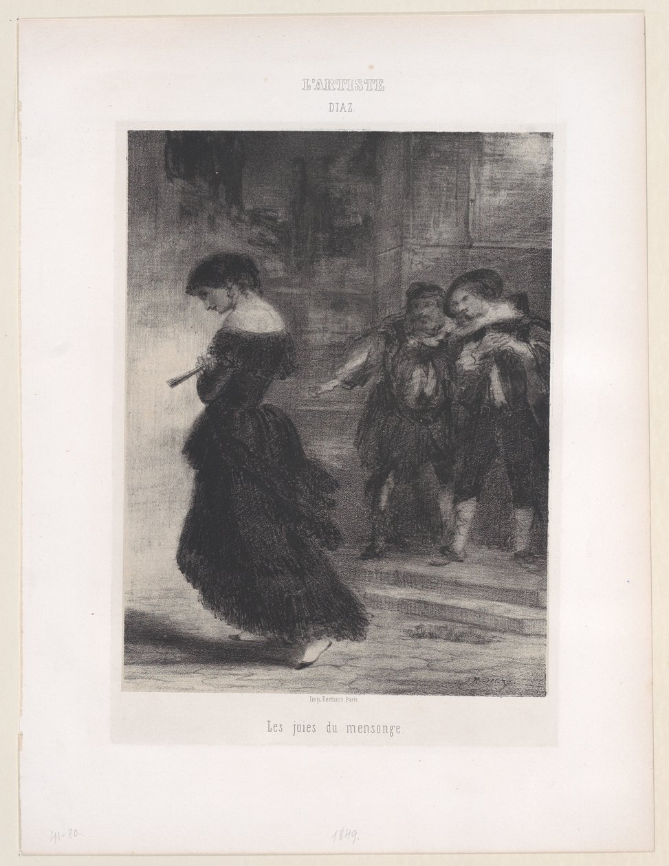 As alegrias de mentir, 1830-76., 1830-76. de Narcisse Virgile Diaz de la Peña