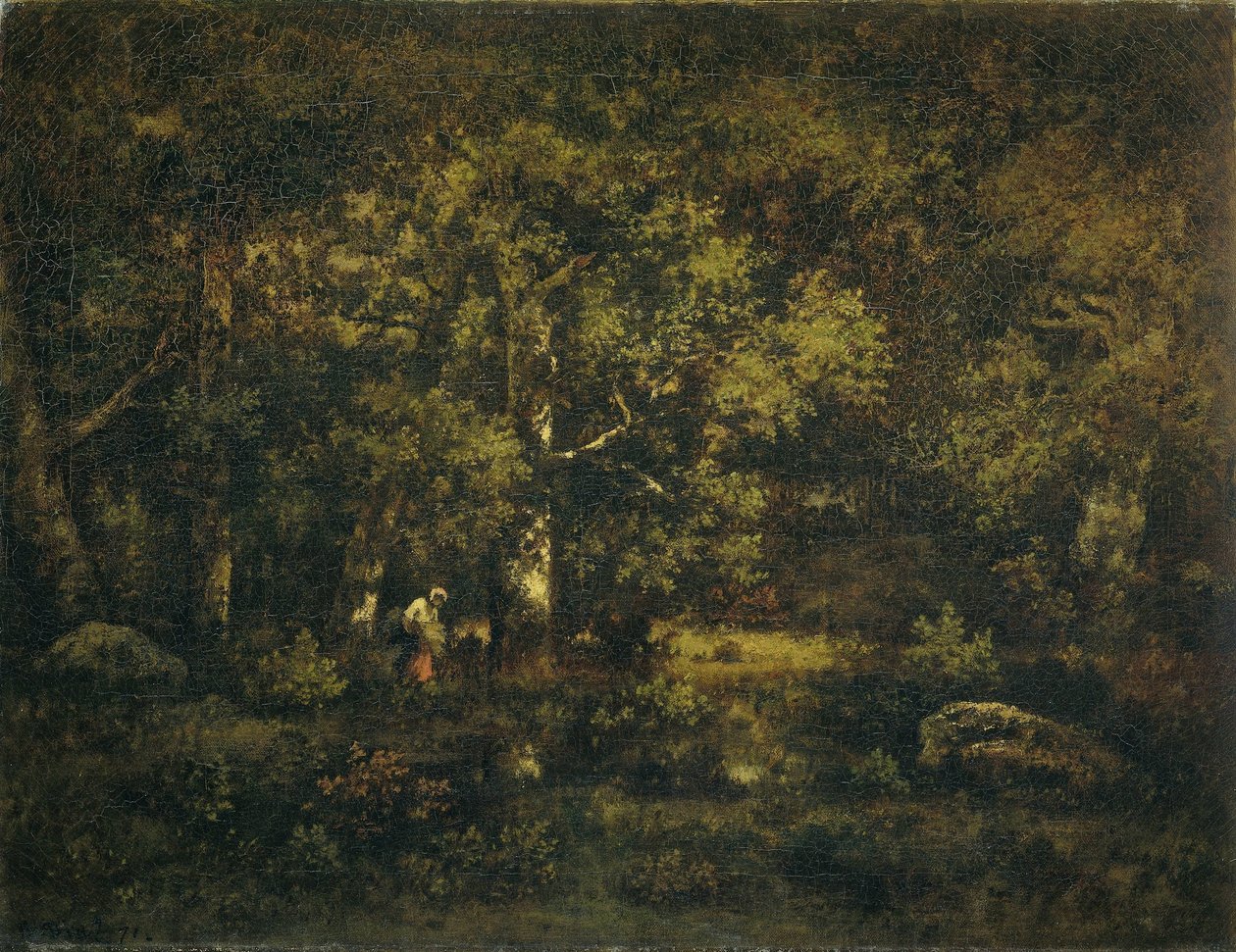 A Floresta de Fontainebleau de Narcisse Virgile Diaz de la Peña