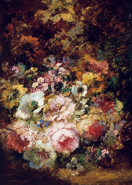 Flores de Narcisse Virgile Diaz de la Peña