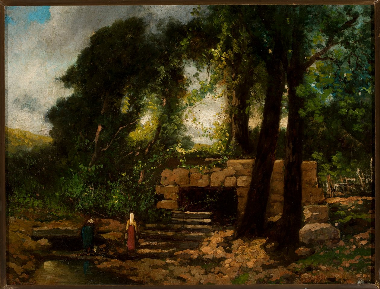 Paisagem com ruínas de Narcisse Virgile Diaz de la Peña