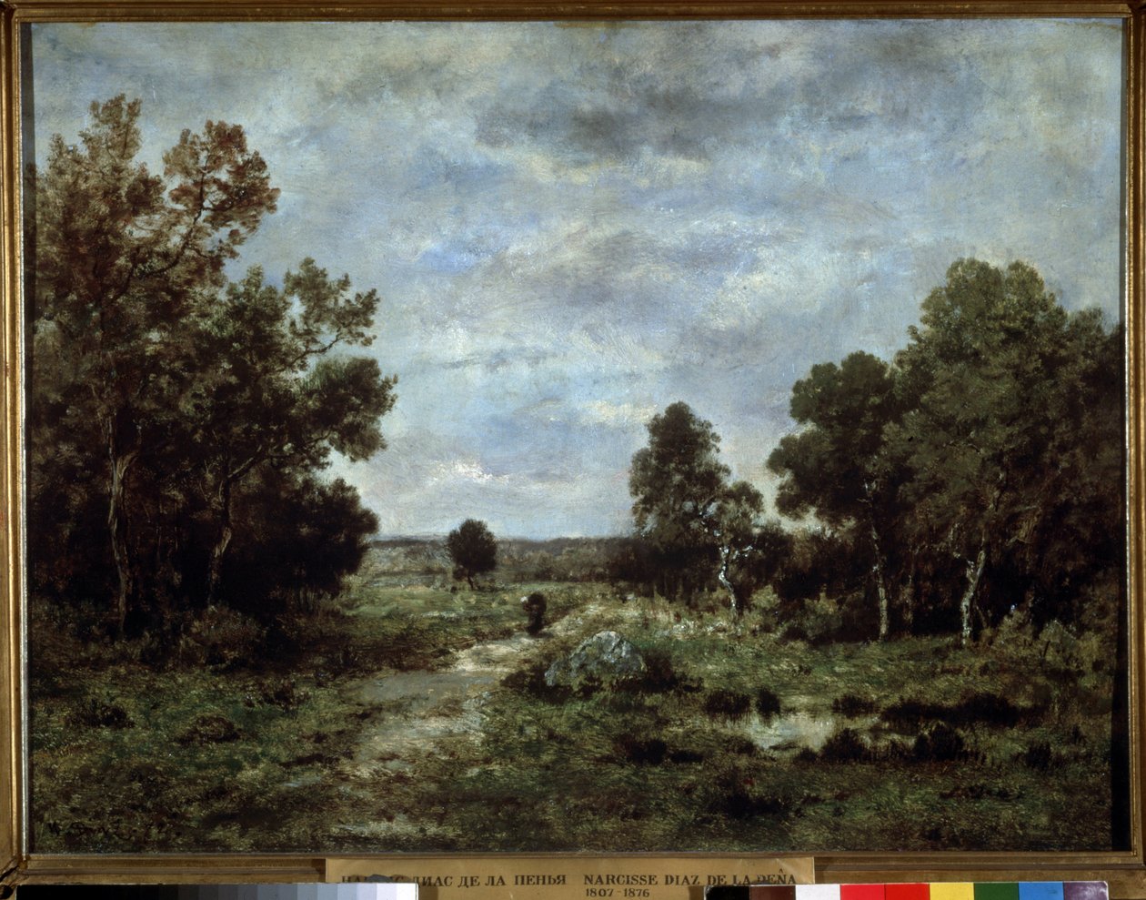 "Autumn in Fontainebleau" (Paysage d
