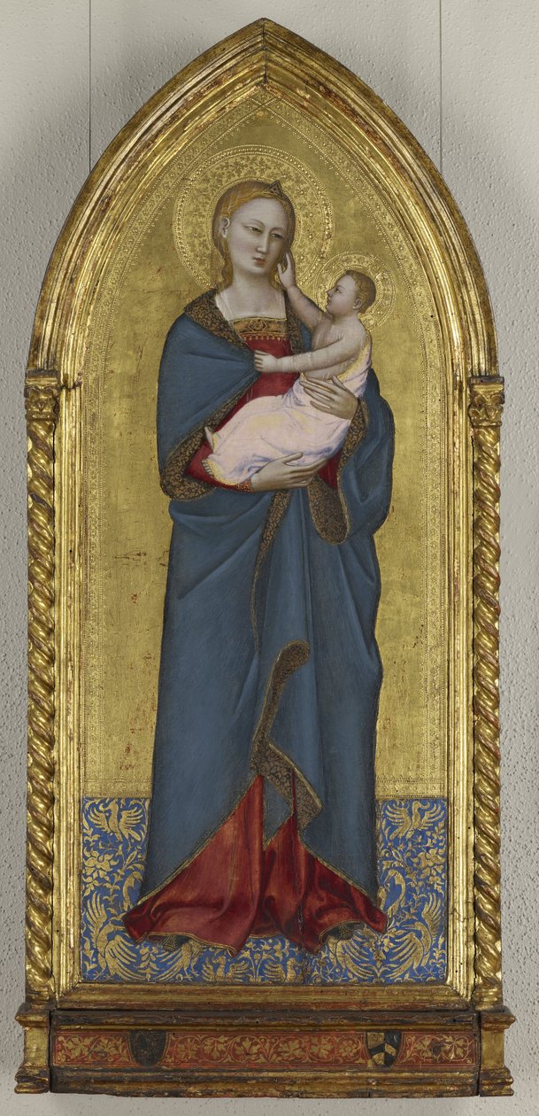 Madonna em pé com criança de Nardo di Cione