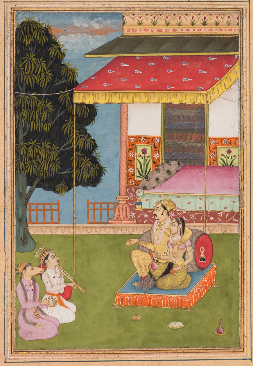 Shri Raga, de um Ragamala (Grinalda de Melodias) de Nasiruddin