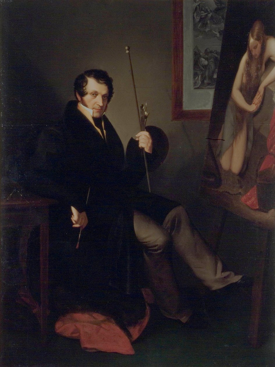 Autorretrato, 1831. de Natale Schiavoni