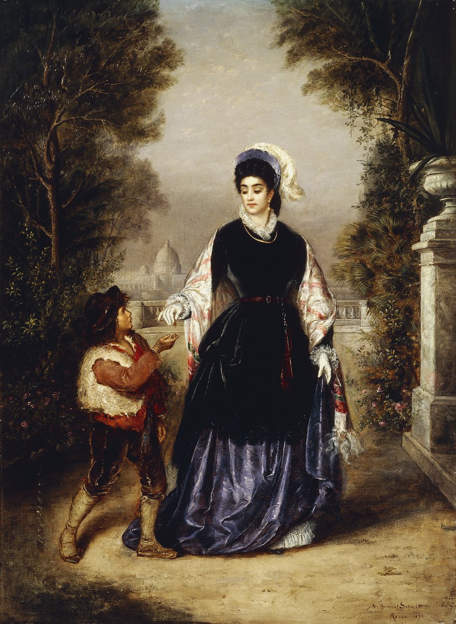A Dama Generosa, 1874 de Nathanial Schmitt