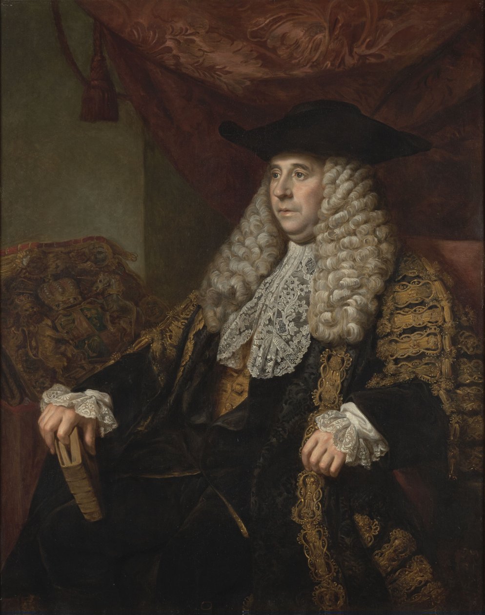 Retrato de Sir Charles Pratt, 1º Conde de Camden (1714-1794) de Nathaniel Dance Holland