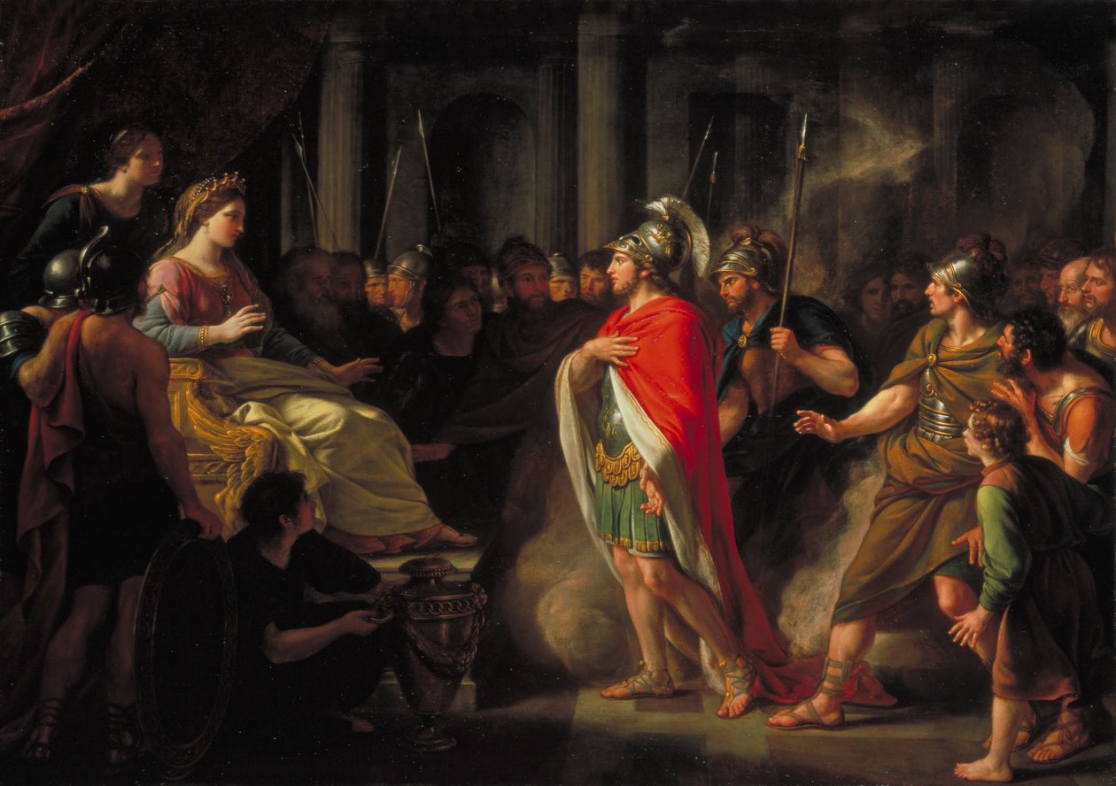 O Encontro do Dido e do Aeneas de Nathaniel Dance-Holland