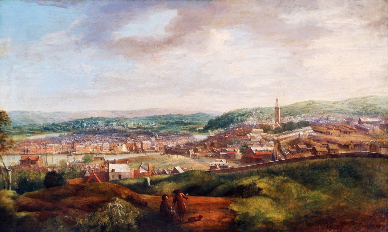 Vista de Cork, 1780 (para detalhes ver 76429) de Nathaniel Grogan