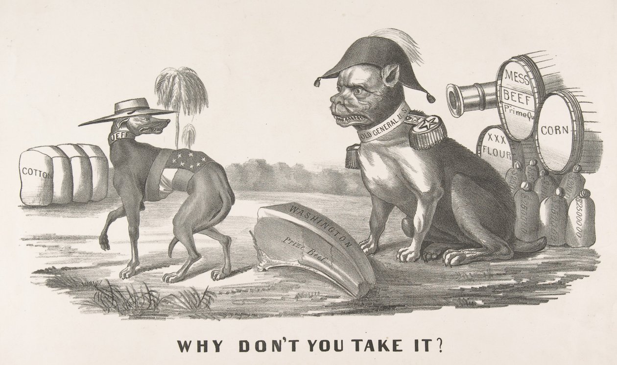 Por que você não aceita, 1861-64., 1861-64. Criadores: Nathaniel Currier, James Merritt Ives, Currier e Ives. de Currier and Ives