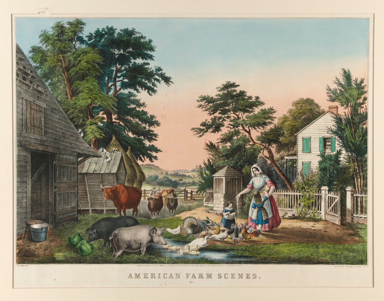 Cenas de fazenda americana. Nº 2 de Nathaniel Currier