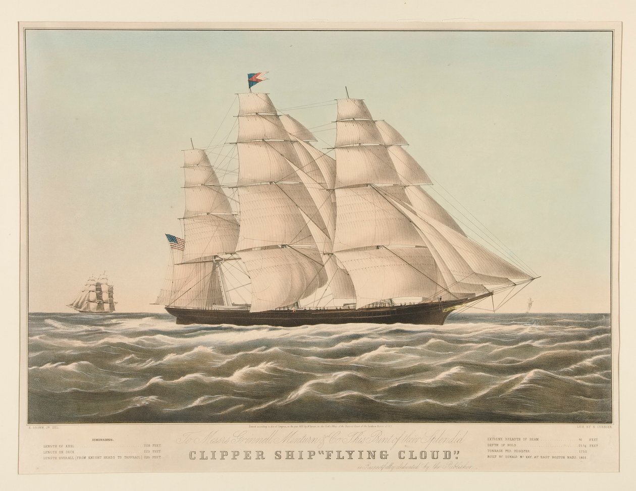 Clipper Ship de Nathaniel Currier