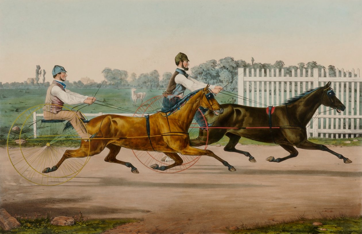 Flora Temple e Highland Maid de Nathaniel Currier
