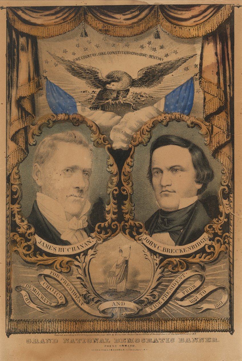 Bandeira Nacional Democrática de Nathaniel Currier