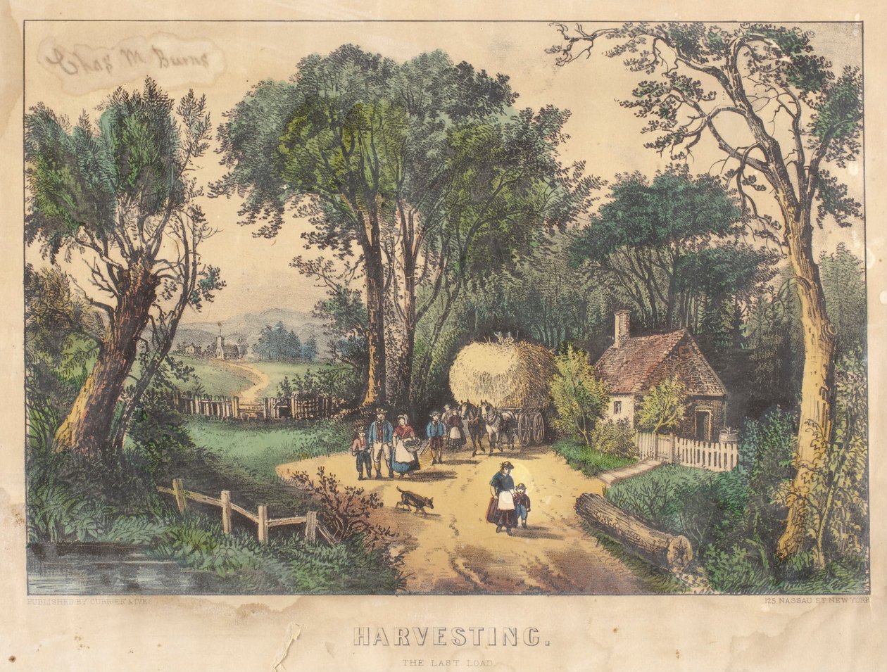 A colheita. A última carga de Nathaniel Currier