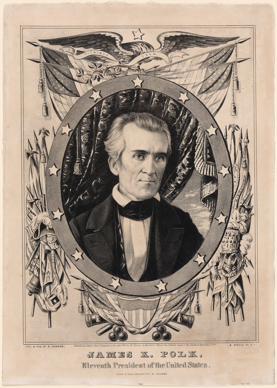 James K. Polk de Nathaniel Currier