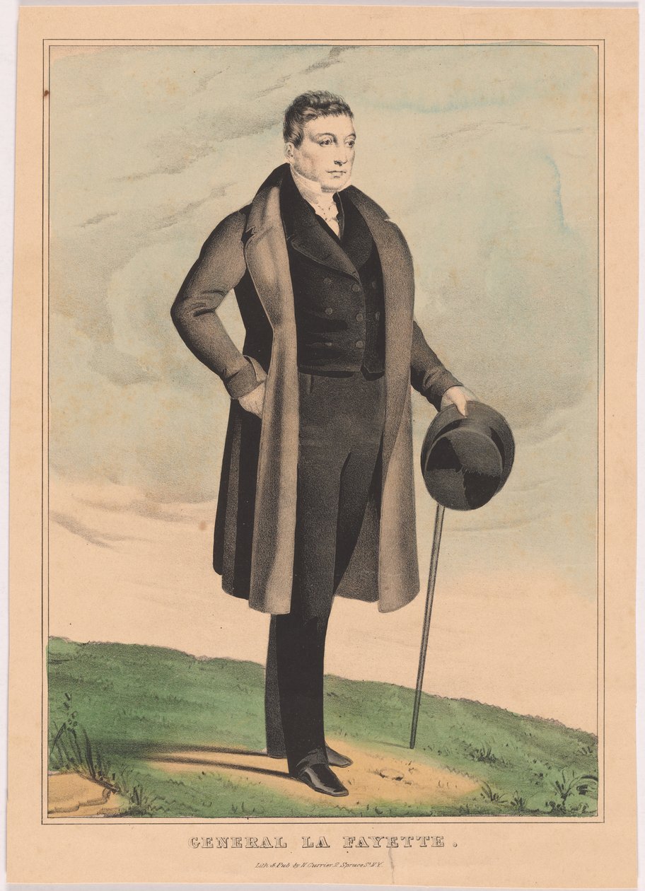 Marquês de Lafayette de Nathaniel Currier