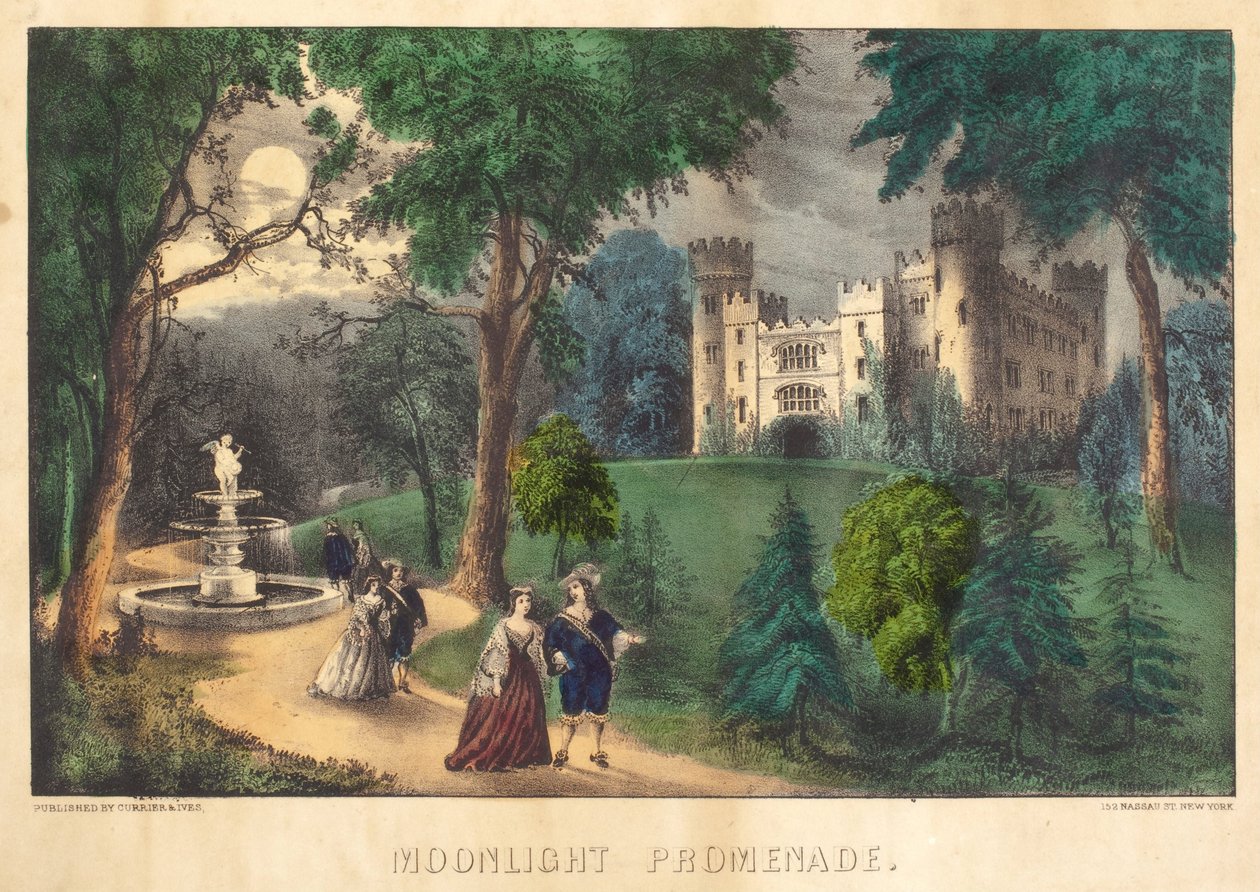 Passeio ao luar de Nathaniel Currier
