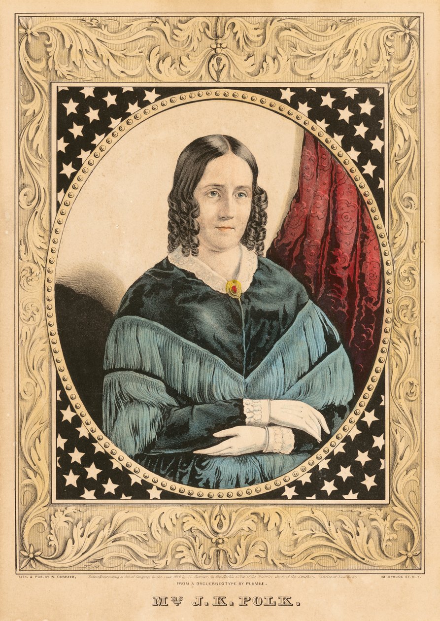 Sarah Childress Polk de Nathaniel Currier