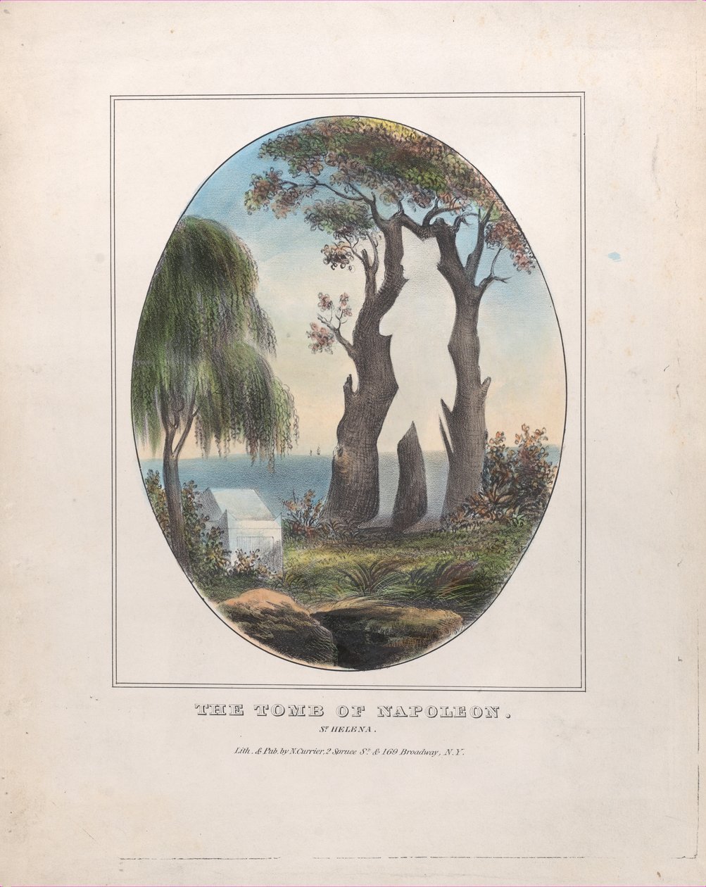 A Tumba de Napoleão, 1833-88., 1833-88. de Nathaniel Currier