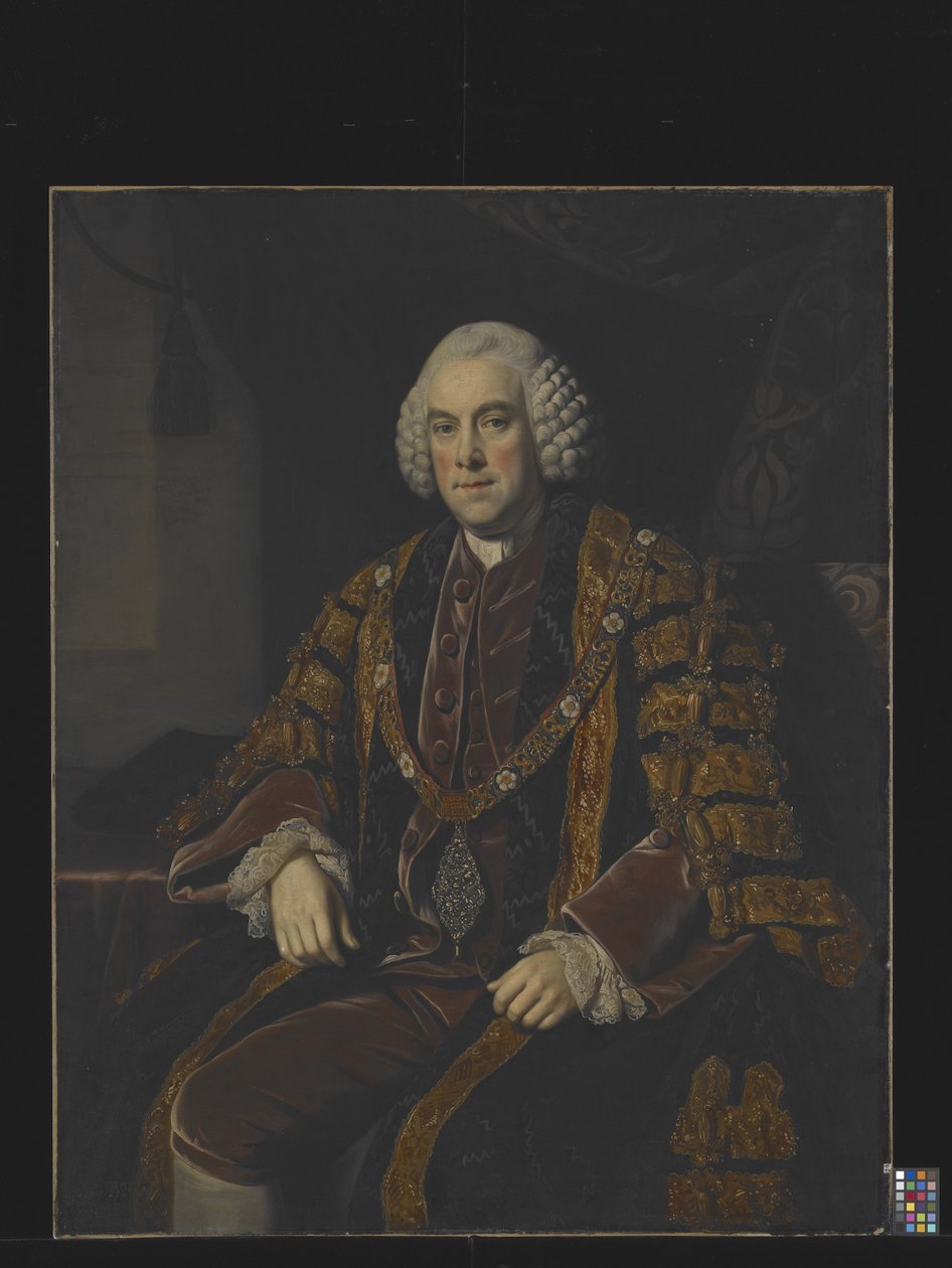 Um Lord Mayor Of London (óleo sobre tela) de Nathaniel Dance