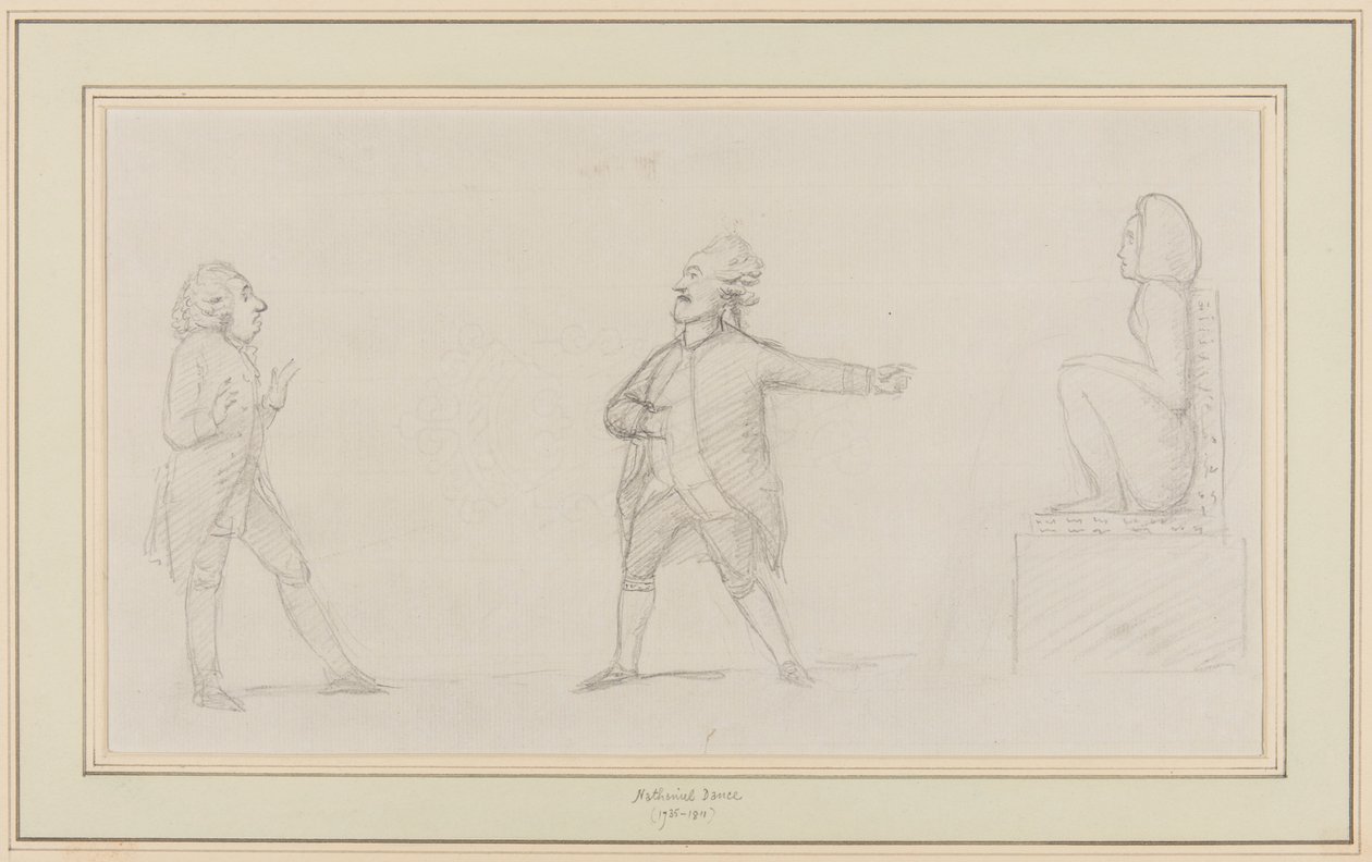 Um antiquário, c.1790 de Nathaniel Dance Holland