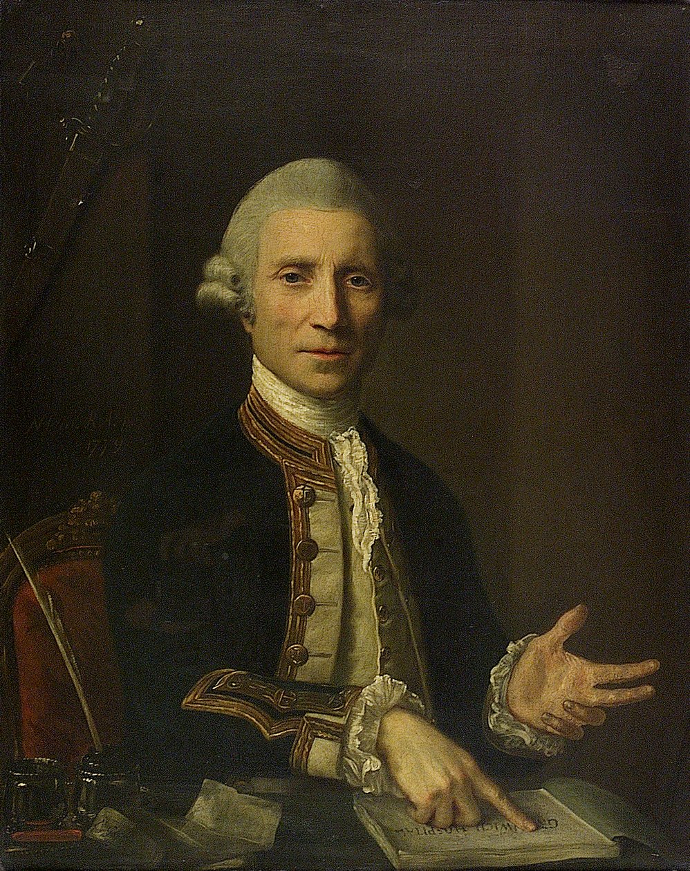 Capitão Thomas Baillie (d.1802) de Nathaniel Hone