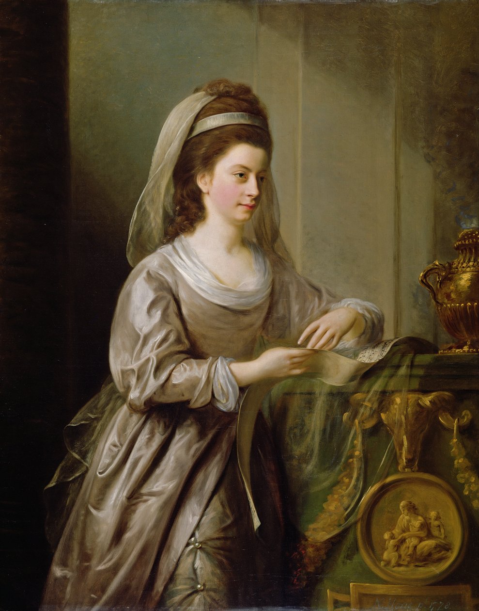 O HON. Sra. Nathaniel Curzon, 1778 de Nathaniel Hone