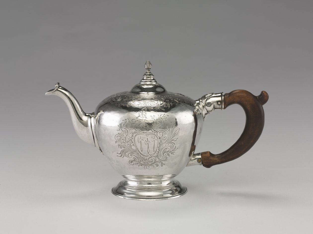 Bule, c.1755-1760 (prata) de Nathaniel Hurd