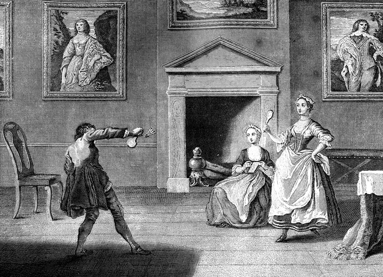 Battledore e Peteca, 1743. de Nathaniel Parr