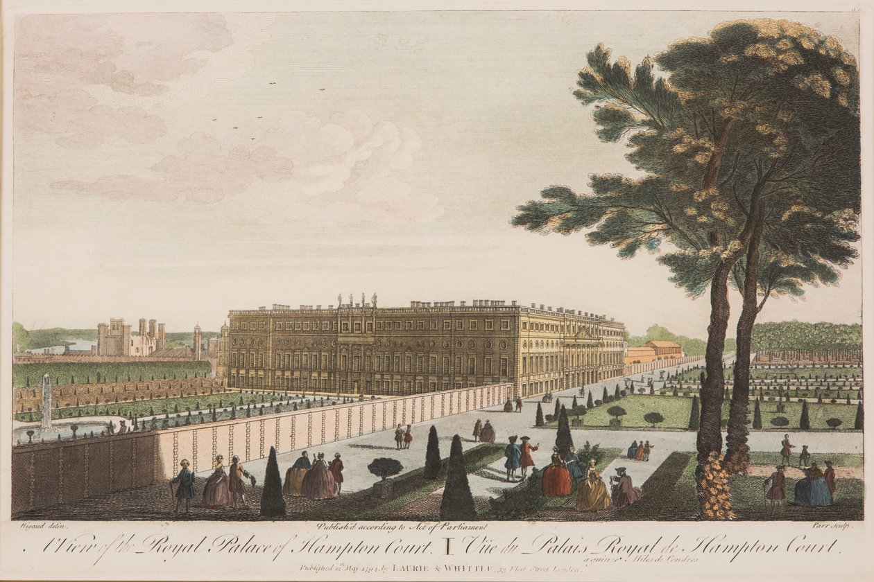 O Palácio Real de Hampton Court de Nathaniel Parr