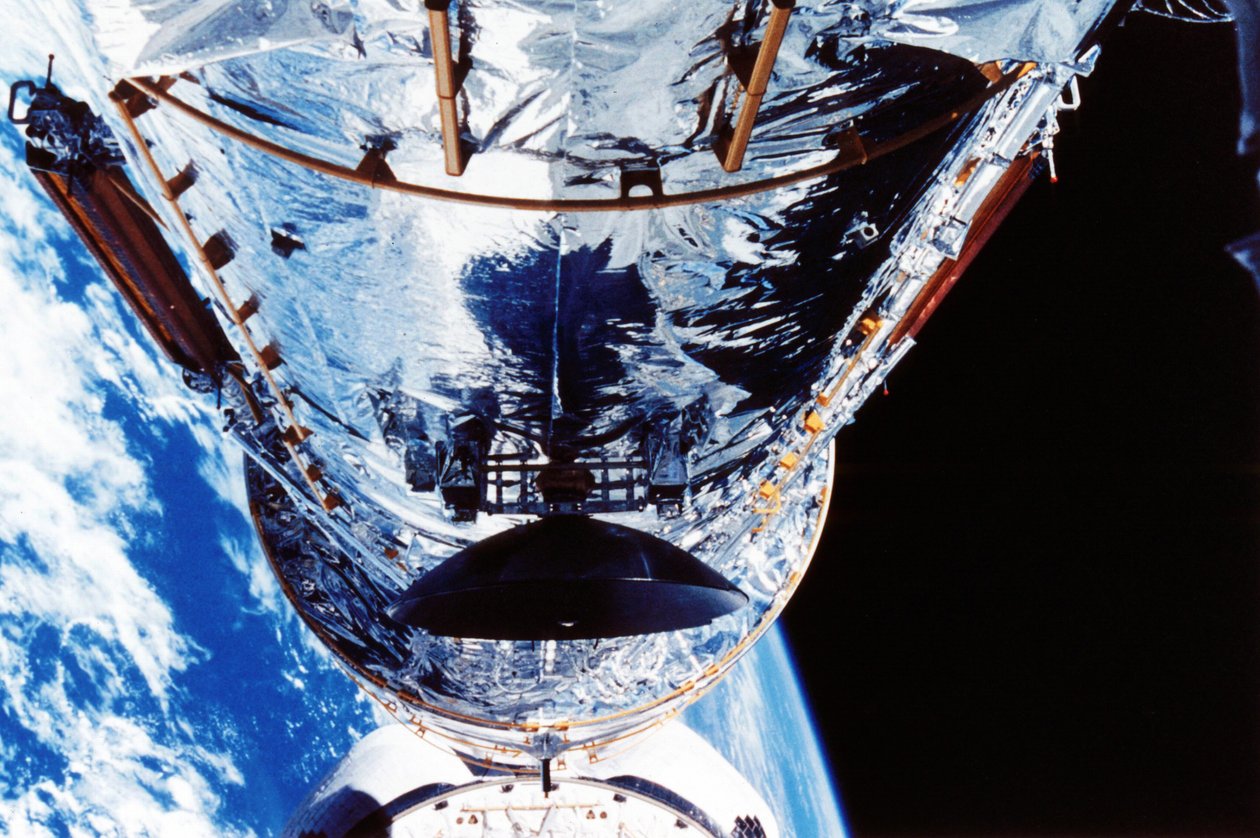 Telescópio espacial Hubble. Fotografia da NASA. de National Aeronautics and Space Administration National Aeronautics and Space Administration