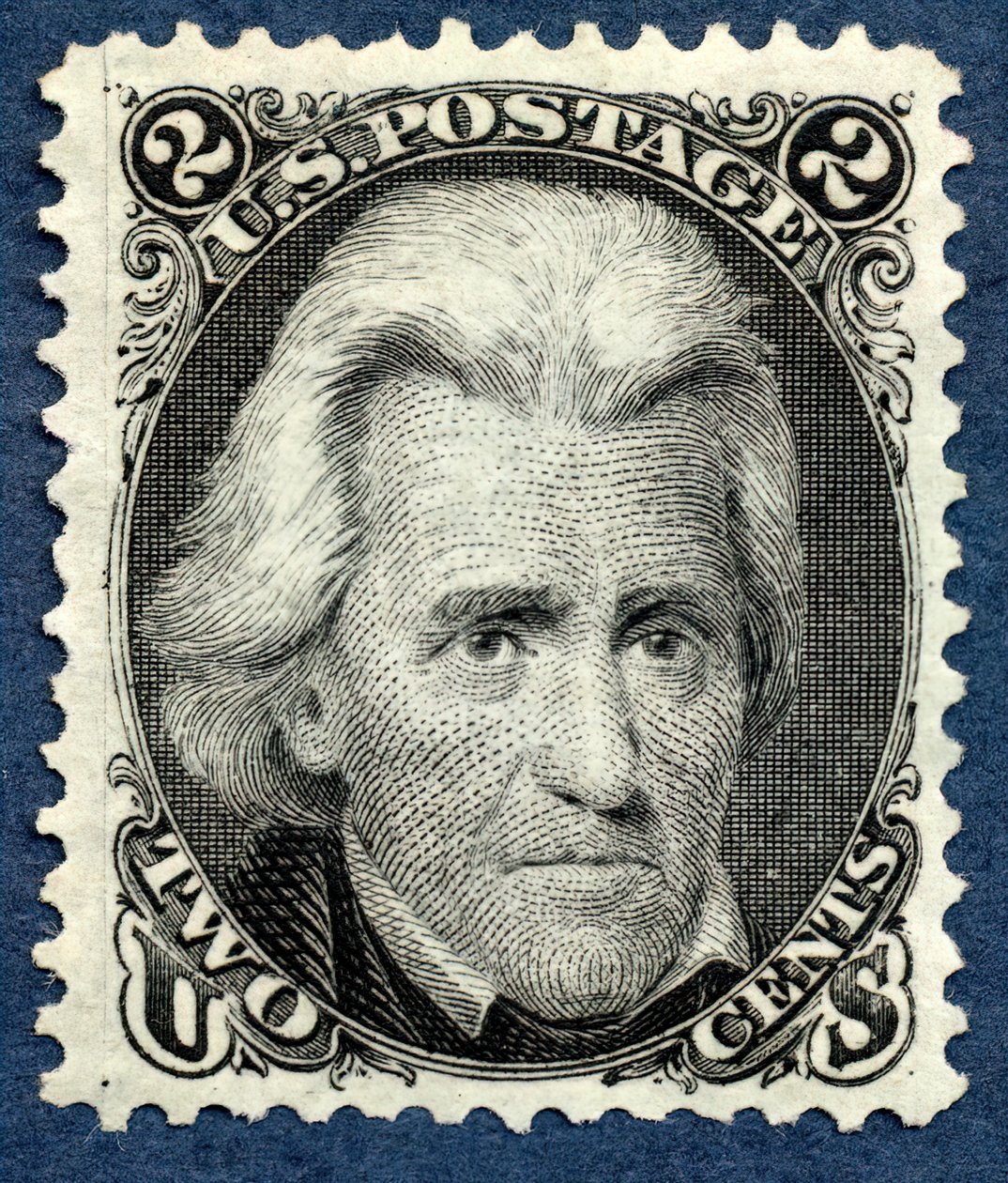 2c reedição de Andrew Jackson, 1875. de National Bank Note Company