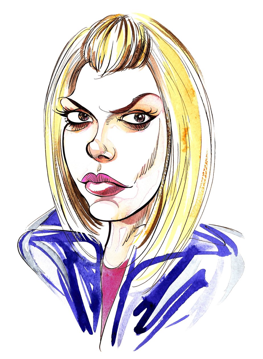 Billie Piper como assistente do doutor Whos Rose Tyler na série da BBC de Neale Osborne