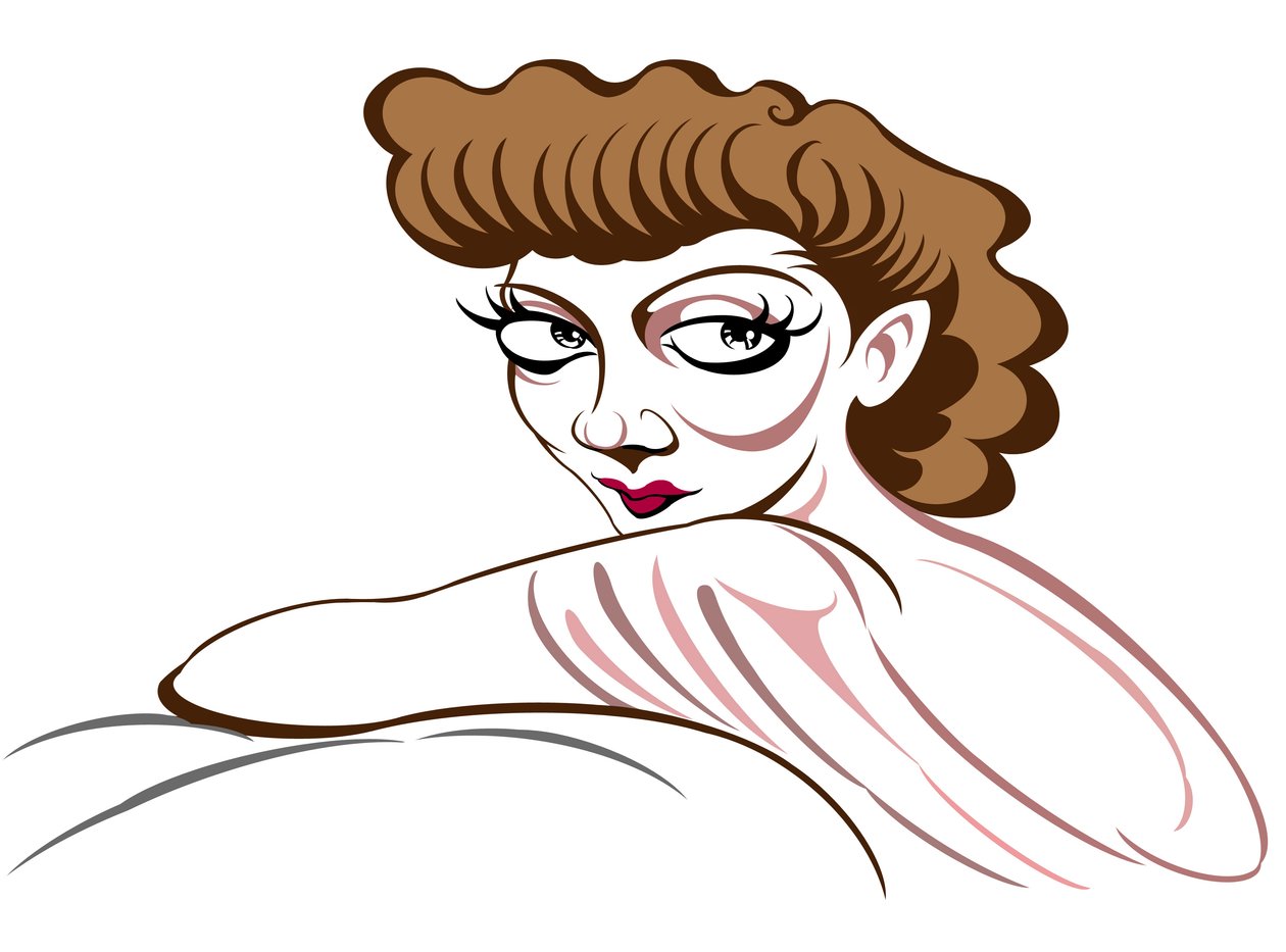 Claudette Colbert, 2018 (inkdigital) de Neale Osborne