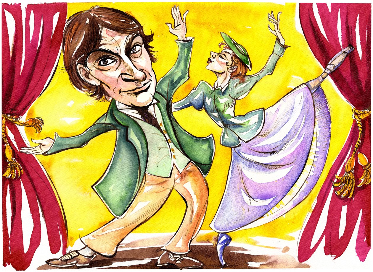 David Bintley - caricatura de Neale Osborne