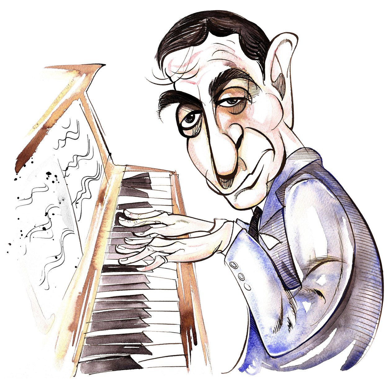 Irving Berlin - caricatura de Neale Osborne