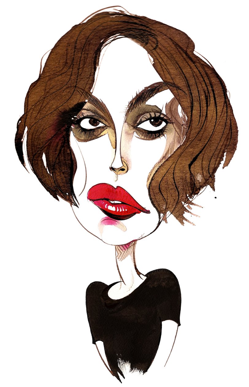 Keira Knightley, atriz inglesa de Neale Osborne
