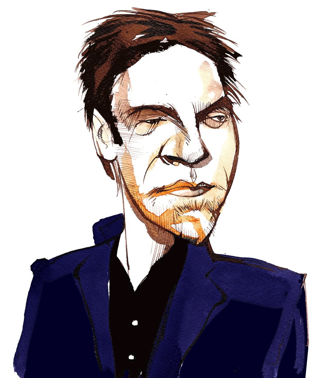 Leif Ove Andsnes, caricatura de Neale Osborne