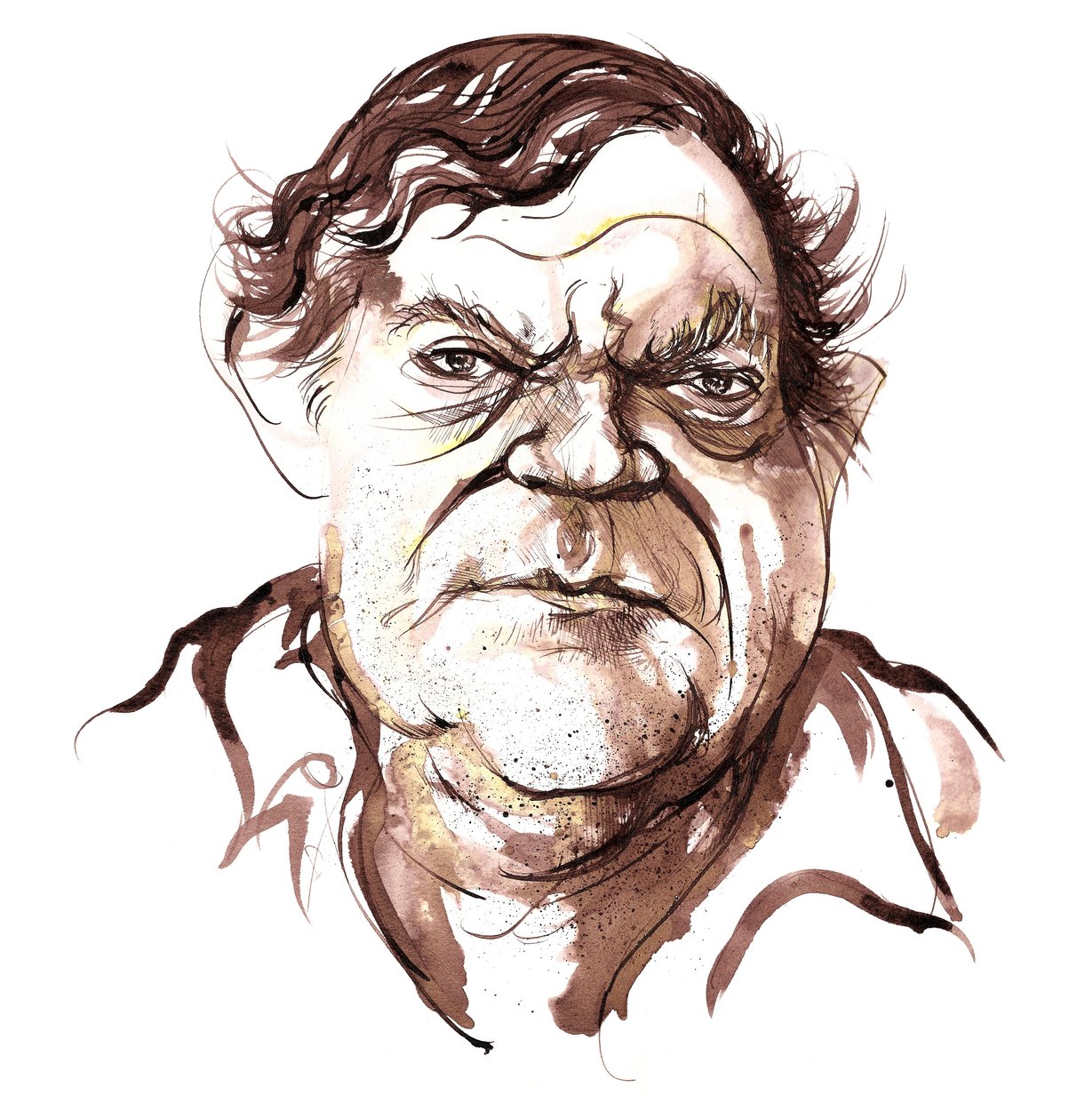 Robert Hughes, crítico de arte australiano (b de Neale Osborne