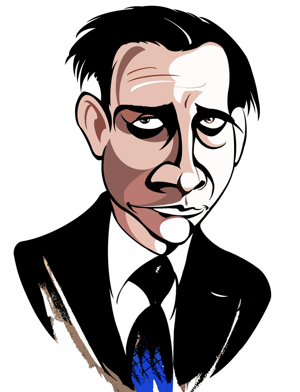 Sir Lennox Berkeley - caricatura de Neale Osborne