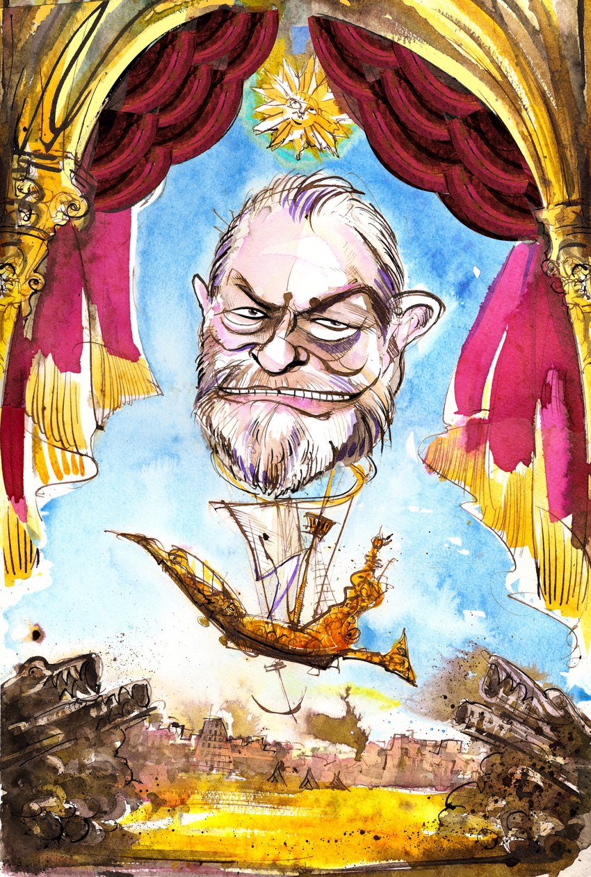 Terry Gilliam - diretor de cinema britânico nascido na América, roteirista, membro do Monty Python e animador, nascido em 1940 de Neale Osborne
