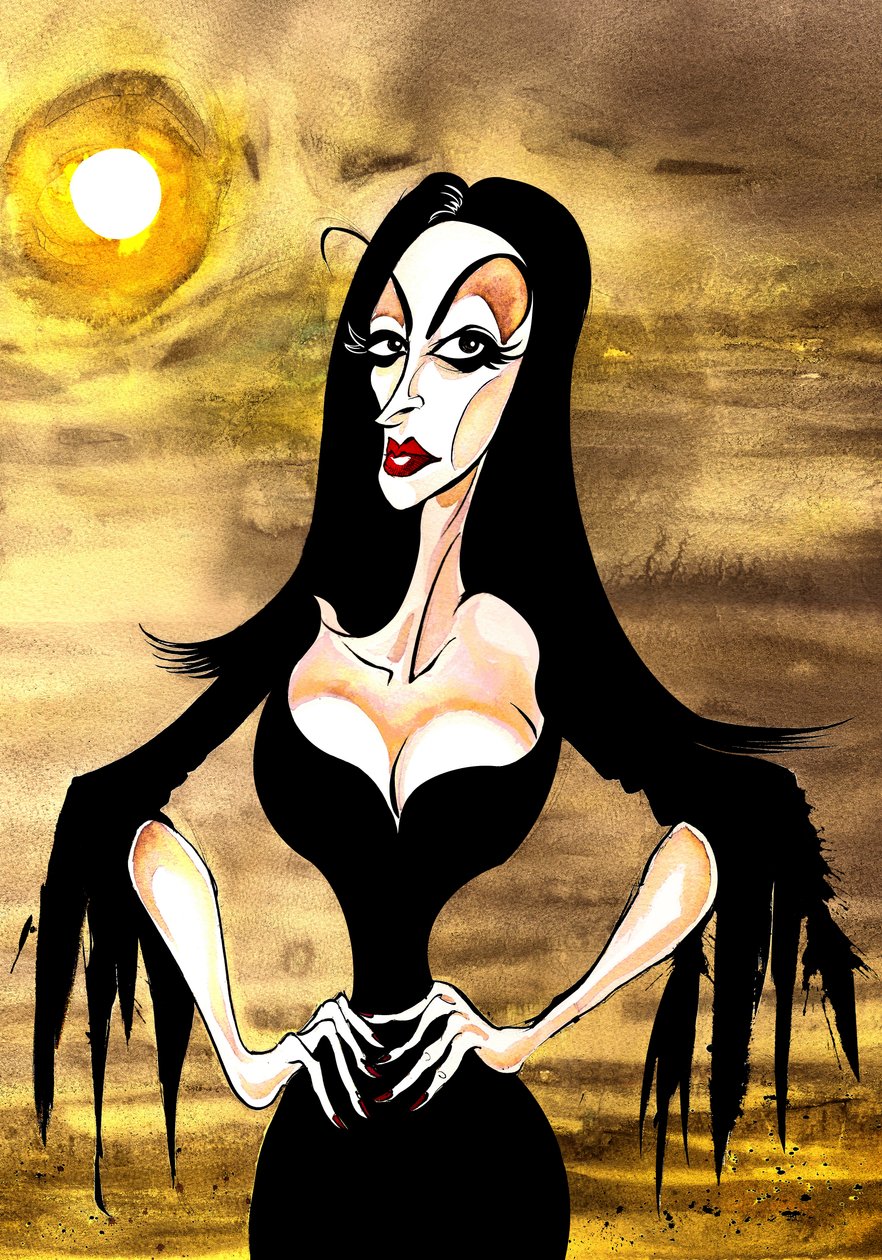 Vampira do filme de 1994 Ed Wood, dirigido por Tim Burton de Neale Osborne