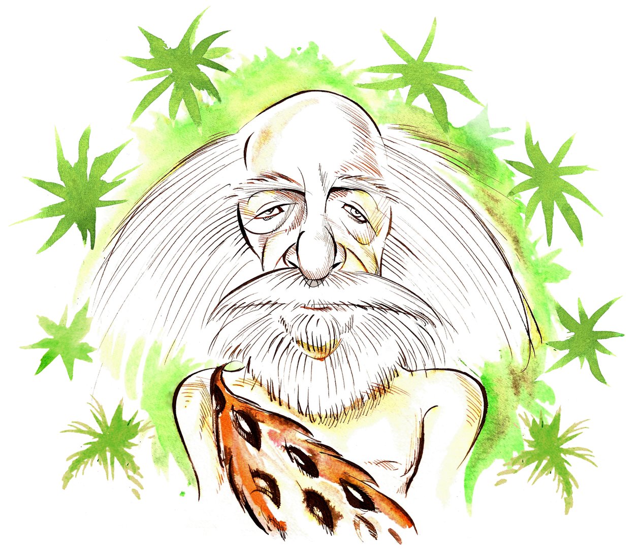 William Golding, escritor inglês, 1911-1993 de Neale Osborne