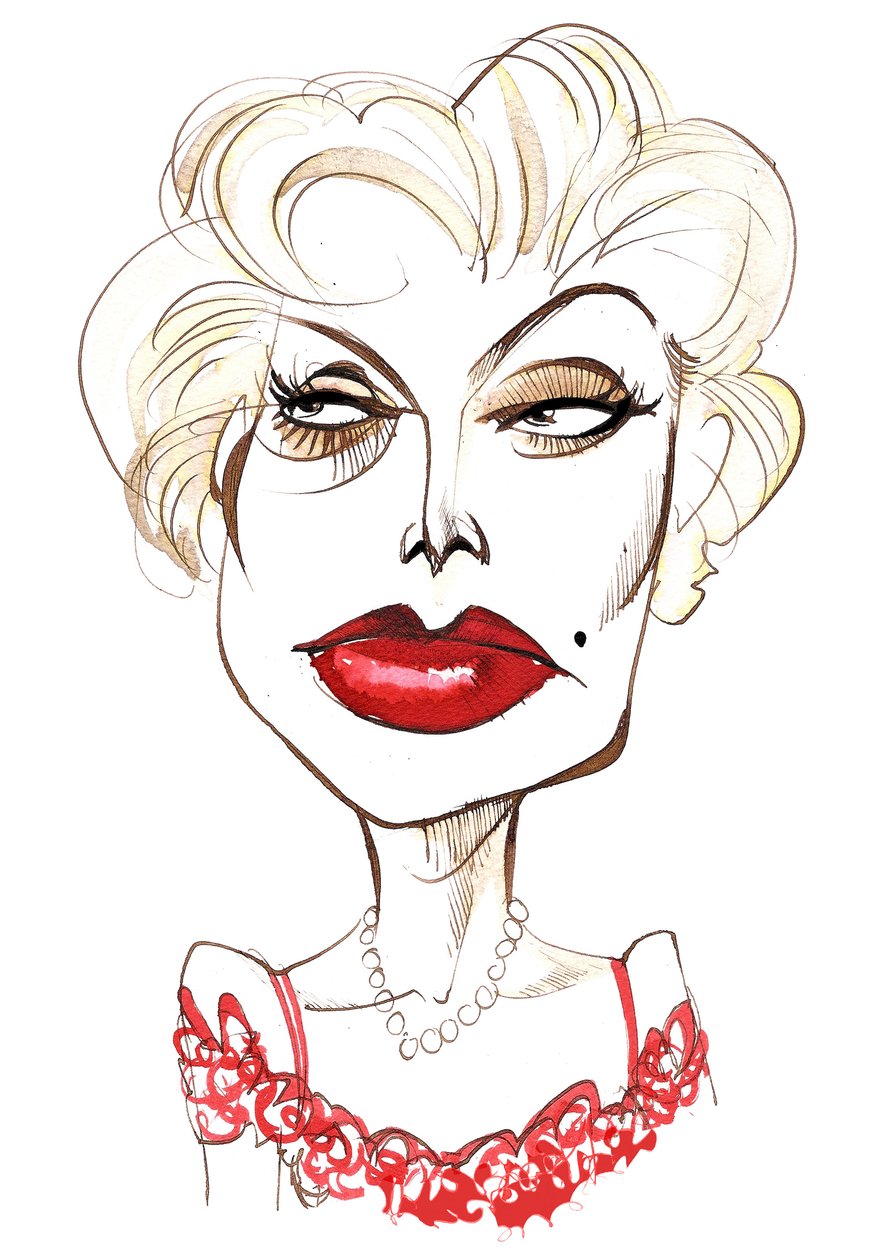 Zsa Zsa Gabor, atriz húngaro-americana de 6 de fevereiro de 1917 a 18 de dezembro de 2016 de Neale Osborne